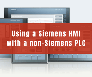 Using a Siemens HMI with a non-Siemens PLC