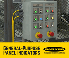 Banner Engineering General-Purpose Panel Indicators